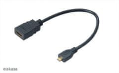 Akasa - HDMI na mikro HDMI adaptér - 25 cm