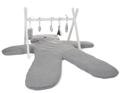 Childhome Hracia deka medveď Teddy Jersey Grey 150cm