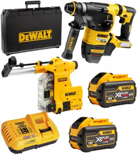 DeWalt Vŕtacie kladivo 54V SDS+ 3,5j 2x9Ah DCH335X2