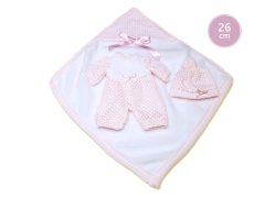 Llorens M26-310 oblečok pre bábiku bábätko NEW BORN veľkosti 26 cm