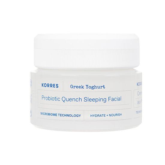 Korres Hydratačný nočný krém s probiotikami Greek Yoghurt (Probiotic Quench Sleeping Facial) 40 ml