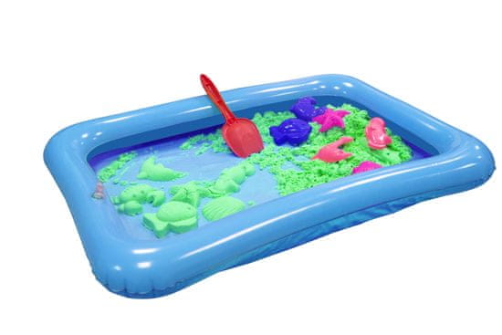 Aga4Kids Kinetic sand 3 kg + pieskovisko + formičky