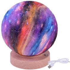 JOKOMISIADA Lampa Moon 3d Led Sphere Cosmos 18 cm USB Za3825