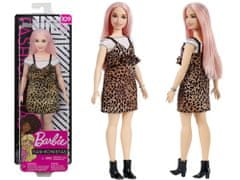 JOKOMISIADA Bábika Barbie Fashionistas leopardie šaty ZA3160