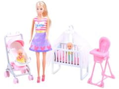 JOKOMISIADA Opatrovateľka Anlily Doll + detská súprava ZA3484