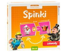 JOKOMISIADA Vzdelávacia hra Manžetové gombíky.Povolania puzzle GR0307