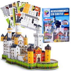 JOKOMISIADA Puzzle 3d zámok Neuschwanstein 109-Ele ZA3800