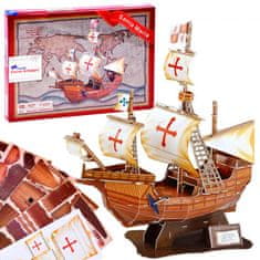 JOKOMISIADA 3D puzzle loď Santa Maria loď 102ele ZA3789