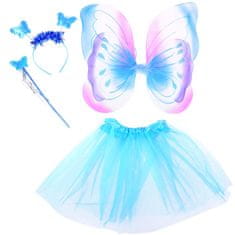 JOKOMISIADA Fairy Wings Magic Wand Čelenka Ball Butterfly Za1271