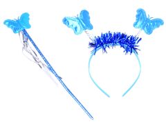 JOKOMISIADA Fairy Wings Magic Wand Čelenka Ball Butterfly Za1271