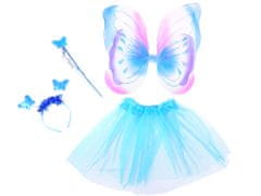 JOKOMISIADA Fairy Wings Magic Wand Čelenka Ball Butterfly Za1271