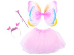 JOKOMISIADA Fairy Wings Magic Wand Čelenka Ball Butterfly Za1271