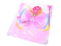 JOKOMISIADA Fairy Wings Magic Wand Čelenka Ball Butterfly Za1271