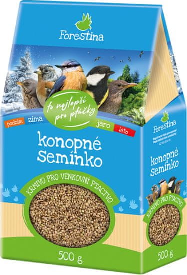 Forestina Semienko konopné pre vonkajšie vtáctvo 500g