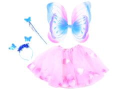 JOKOMISIADA Fairy Wings Magic Wand Čelenka Ball Butterfly Za1271