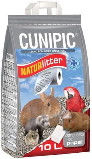 Cunipic Podstielka pre hlodavce Naturlitter paper 10l / 3kg