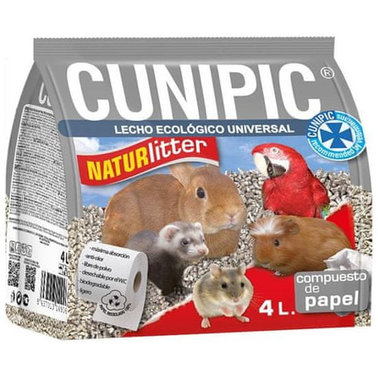 Cunipic Podstielka hlod. Naturlitter paper 4l / 1,2kg