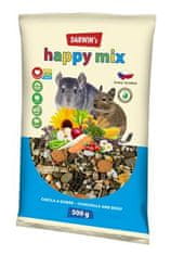 Darwin&#39;s Činčila&Osmák Happy mix 500g NEW