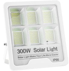 Foxter  ETD300W Solárny LED reflektor, IP66, diaľkové ovládanie, 300W