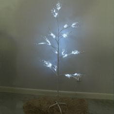 eCa  WSA-2254 Svietiaci vianočný stromček studená biela 150 cm