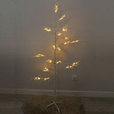 eCa  WSA-2255 Svietiaci vianočný stromček teplá biela 150 cm