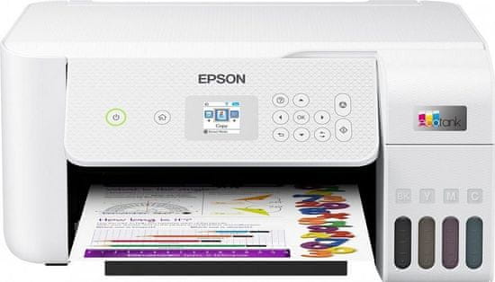 Epson Epson EcoTank L3266/ 5760 x 1440/ A4/ MFZ/ ITS/ 4 barvy/ LCD/ Wi-Fi/ USB