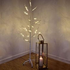 eCa  WSA-2255 Svietiaci vianočný stromček teplá biela 150 cm