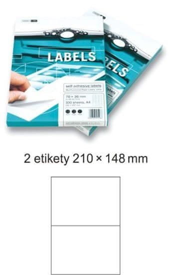 Smart Europapier LINE Samolepiace etikety 100 listov (2 etikety 210 x 148 mm)
