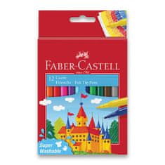 Faber-Castell Detské fixy Castle 12 farieb