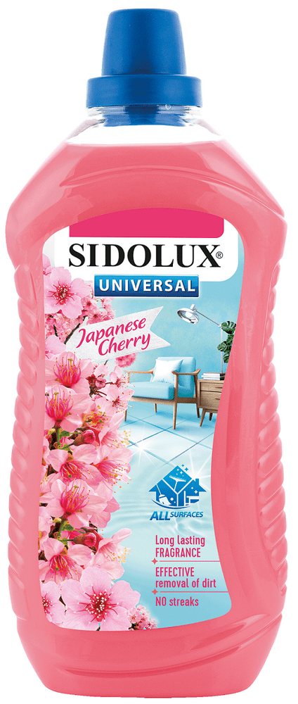 LAKMA Sidolux Universal Soda Power Japanese Cherry 1 l - univerzálny čistiaci prostriedok