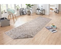 NORTHRUGS Kusový koberec Twin-Wendeteppiche 105432 Linen – na von aj na doma 80x250