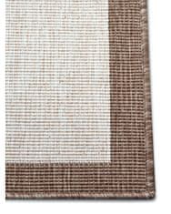 NORTHRUGS Kusový koberec Twin-Wendeteppiche 105474 Linen – na von aj na doma 80x250