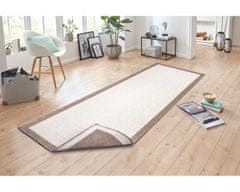 NORTHRUGS Kusový koberec Twin-Wendeteppiche 105474 Linen – na von aj na doma 80x250