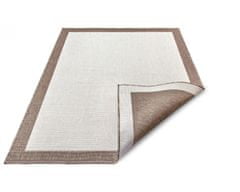 NORTHRUGS Kusový koberec Twin-Wendeteppiche 105474 Linen – na von aj na doma 80x250