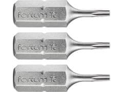 Fortum Hrot TORX, sada 3ks, T 6x25mm, S2