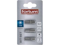 Fortum Hrot TORX, sada 3ks, T 45x25mm, S2