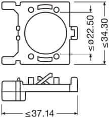 Osram OSRAM montážny držiak DA02 pre NIGHT BREAKER LED H7-LED Focus 2ks 64210DA02