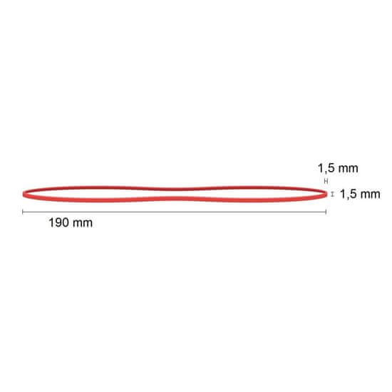 D.RECT Gumičky farebné 1.5mmx1.5mm; priemer 120mm; 0,25kg