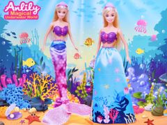 eCarla Anlily Doll princezná morská panna motýľ ZA3492