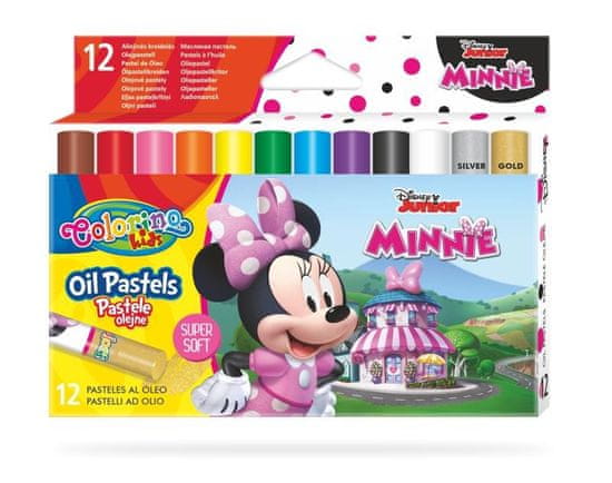 Colorino Disney Junior Minnie - olejové pastely 12 farieb