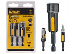 DeWalt DT7460 sada rázových nástrčných hlavíc 8/10/13mm 3ks