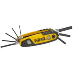 DeWalt HEX imbusové kľúče 8ks vreckové