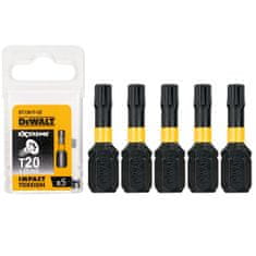 DeWalt T20 x 25 mm 5 ks rázový torzný bit