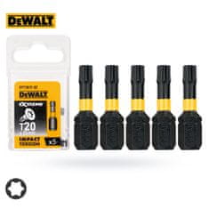 DeWalt T20 x 25 mm 5 ks rázový torzný bit