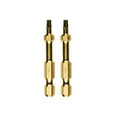 Hikoki 2 rázové bity Torx T15 IMPACT GOLD B-28232