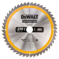 DeWalt Pilový kotúč na drevo 250mm 30mm 48z DT1957