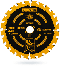 DeWalt kotúčová píla 165x24z x20 s vidlicami EXTREME