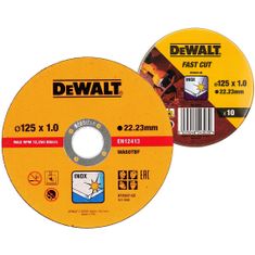 DeWalt kotúč na rezanie kovov 125x1,0 INOX (DYSK-10ks)