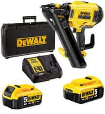 DeWalt 18V 2x 5Ah tesárska klincovačka