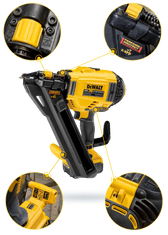 DeWalt 18V 2x 5Ah tesárska klincovačka